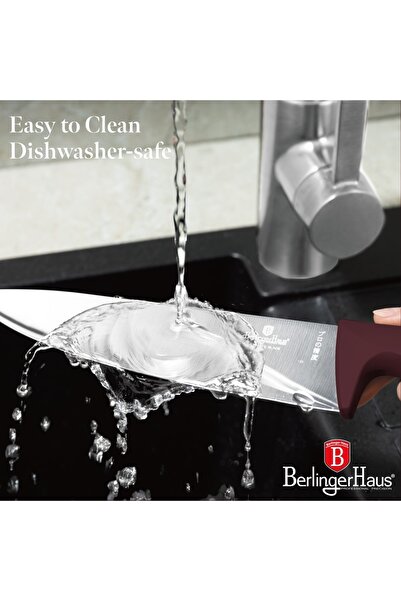 Berlinger Haus Set Of 4 Leonardo Knives Bh 2958, Burgundy