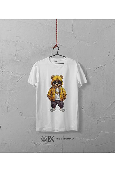 Oix Original Design Print over Size T-Shirt