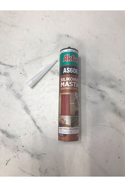 Akfix AKFİX AS606 BEYAZ SİLİKONİZE AKRİLİK MASTİK 500GR