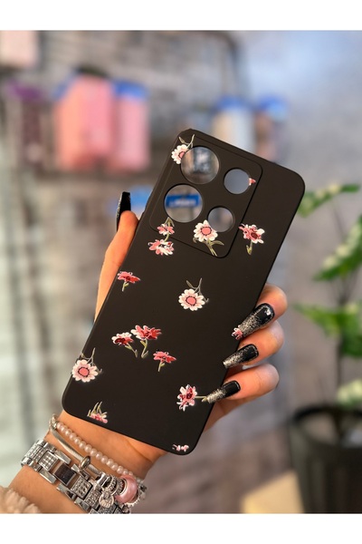 Store İnfinix Note 30 Uyumlu Kamera Korumalı Silikon İçi Kadife Lansman Desenli Telefon Kılıfı