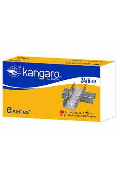 RENGARENK KIRTASİYE Metallic Kangaro Eco Staple No:24/6 1 Pack (1000 Pieces)