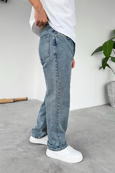 HAFKAGİYİM Παντελόνι με υφή Ice Blue Basic Premium Regular