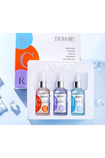 DR.RASHEL مجموعة سيروم الوجه الكامل من دكتور راشيل - عبوة من 3 قطع