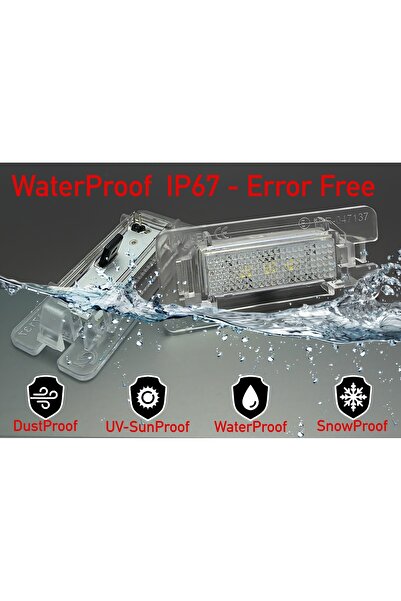 Led Edition Bmw 5 Serisi F10 F11 2009-2017 Uyumlu Canbus Led Plaka Aydınlatma...