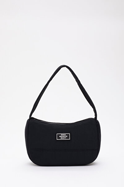 SHAKA Μαύρη θήκη U11 με μονό φερμουάρ, καθημερινή αθλητική μπαγκέτα καμβά, γυ...