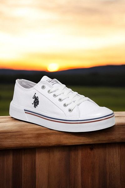 U.S. Polo Assn. A 10513697   Tenis alb pentru femei