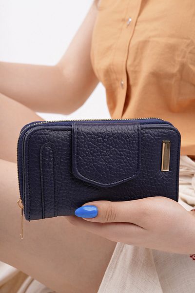 MUGGO Cheko Zippered Card Holder Women's Wallet with Coin and Paper Money Compartment