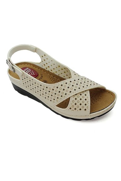 LETAO Sandale Mamacita pentru femei, confortabile, cu talpă anatomică cu gel, toc, pinten