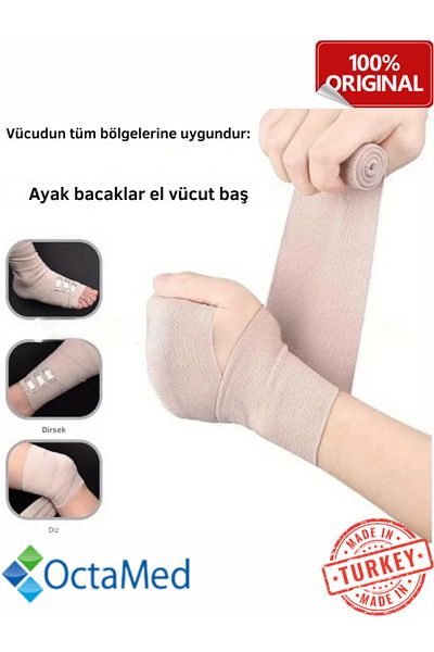 Octacare SUPER Elastic Bandage Skin Color 15 cm x 4.5 Meters