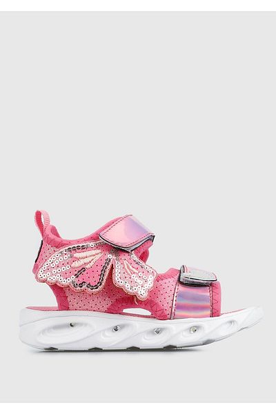 Kiddo Fuchsia Flat Sandals for Girls