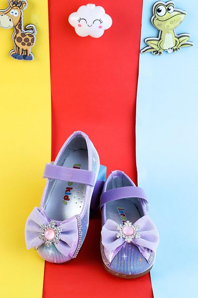 Moda Lime Rochie de seară cu fundă ortopedică pentru fete, cu detalii de piatră, pentru nuntă, zilnic, confortabil, pantofi de balerină de vară