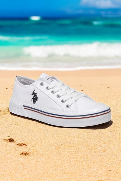 U.S. Polo Assn. A 10986198   Tenis alb pentru femei