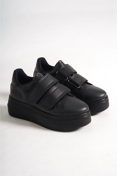 Zerenyus Μαύρο Orthopedic Valencia Sneaker γυναικών - Σόλα Velcro