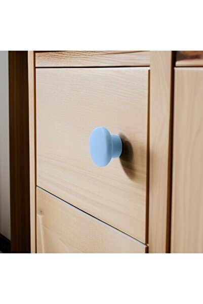 Badem10 Κουμπί λαβής μποέμ μπλε μανιτάρι 10 τμχ Συρτάρι Έπιπλα κουζίνας Ντουλάπα Ντουλάπα Λαβή Πλαστική λαβή