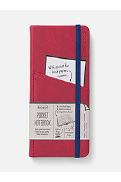 İF Bookaroo Notebook (A6) Cep Defteri-Dark Red