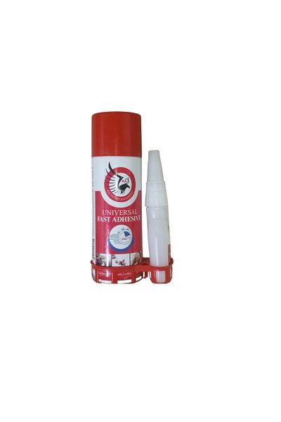 RAJ Universal Fast-Acting Universal Adhesive,2pack of 100+200 ml(adhesive+drying spray&adhesion enhancer