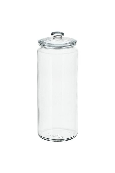 IKEA VARDAGEN Jar with lid, clear glass, 1.8 l