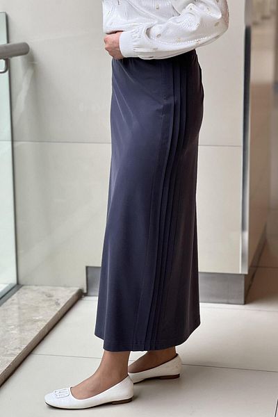 sentez giyim Synthesis Side Ribbed Skirt
