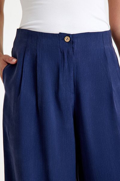 QANU Violet Trousers Navy Blue