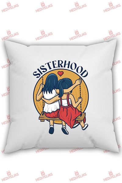 HEDİYELİKS Sister Themed Gift Pillow