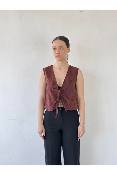 Retrobird Brown Antique Payment Classic Style Hardware Yeste Blouse