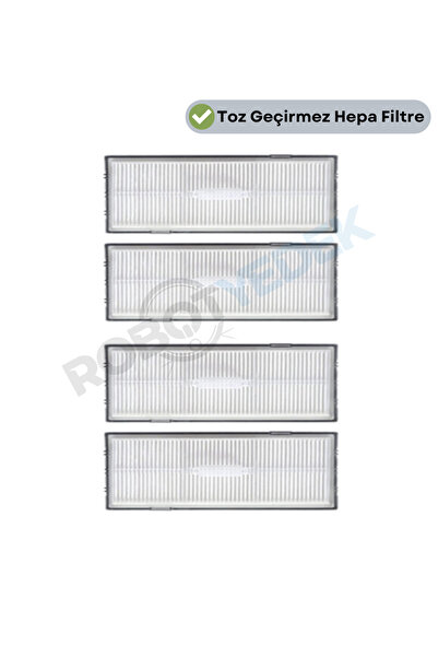 robotyedek Roborock S7 Maxv Ultra - Filtru Hepa de înlocuire din 4 piese