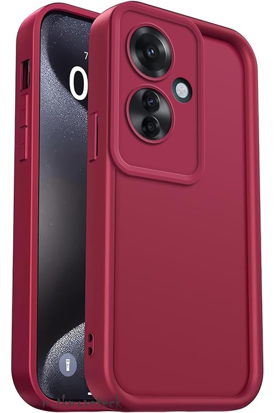 m.tk moveteck Oppo Reno 11F Case Soft Colorful Launch Silicone Camera Protected Protruding Thick Edges 3D Coffe