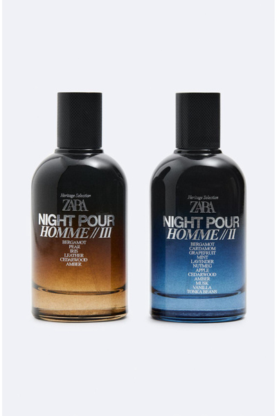Zara NIGHT POUR HOMME II + III EDP 2 X 100 ML (3.4 FL.OZ)