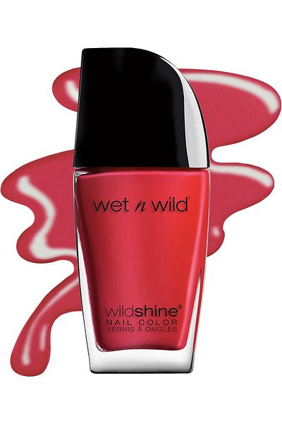 WET N WİLD Wet n Wild 'n 476e Shine Nail Color (Red, 0.41fl. oz)
