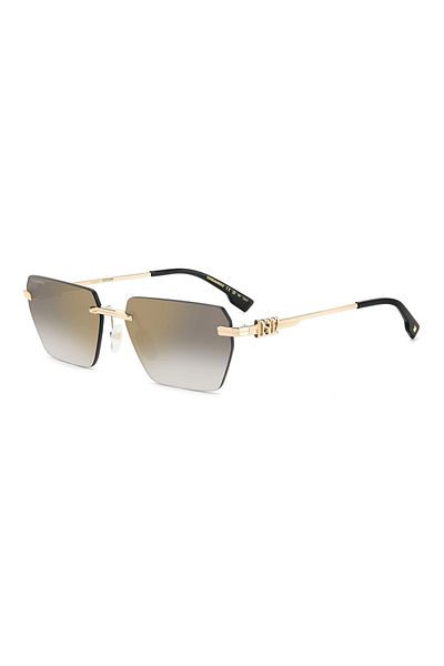 DSquared2 Gold Men's Sunglasses D2 0102/S