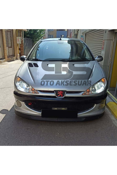 STS Oto Aksesuar Peugeot 206 1998-2012 Uyumlu  Astra H Esnek Ön Lip 2 Parça T...