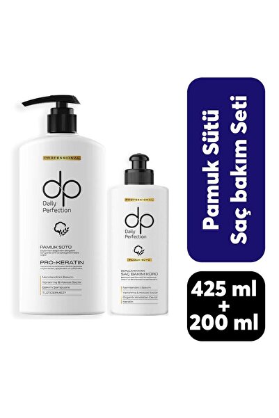 Daily Perfection Dp Şampuan 425 Ml+200 Ml Bakım Kürü Pamuk Sütü