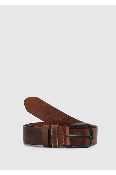 Provoq Ανδρική δερμάτινη ζώνη Provoq 012 Brown