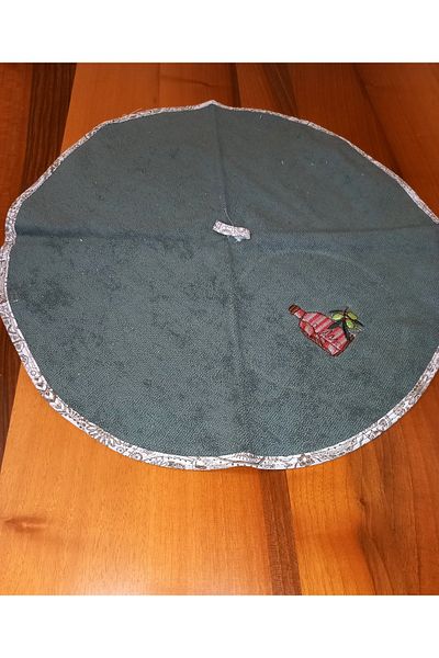 yörük tuhafiye Round Kitchen Towel 50 cm Round Kitchen Drying Cloth