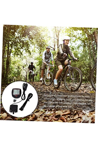 ShopFast Bisiklet Dijital Hız Mesafe Ölçer Su Geçirmez Spor Sensörleri Kilometre Profesyonel Hız Göstergesi