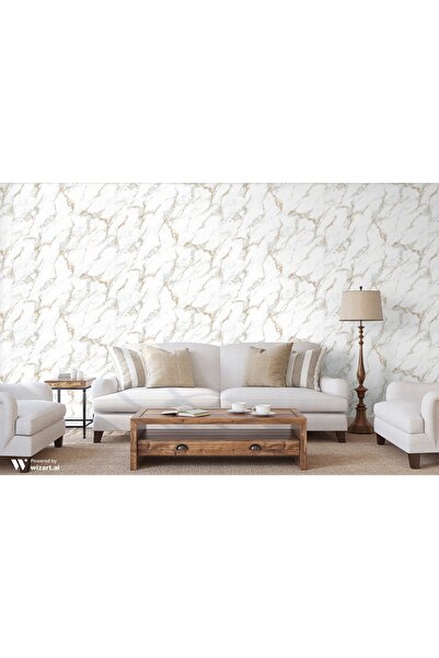 Adawall Beta 1109-1 Gri-bronz Damarlı Mermer Desenli Duvar Kağıdı 16,50m2