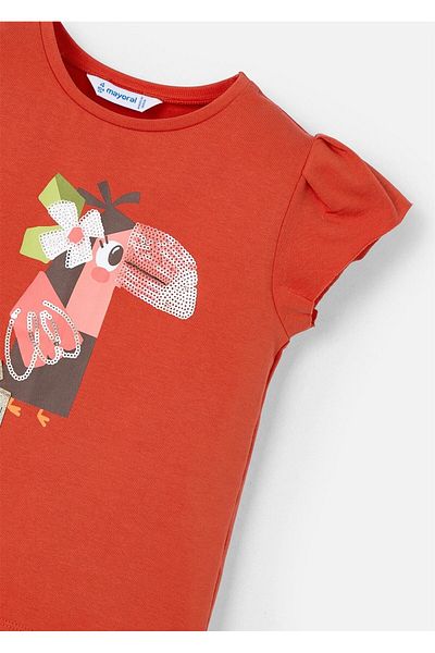 MAYORAL Tricou imprimat pentru fete Tile 3015