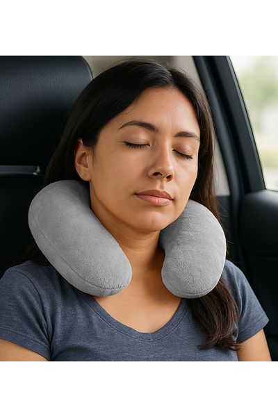 Pababo Cozy Rides with Warmth Plush Pillow Wrap Around Your Neck