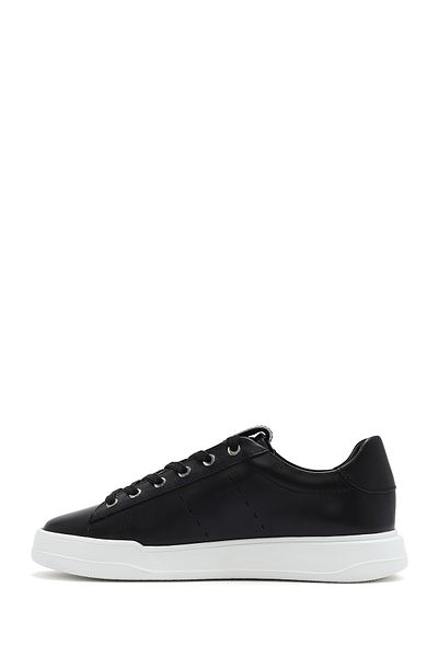 Derimod Men's Black Lace-Up Leather Sneaker 25Sfd 707518