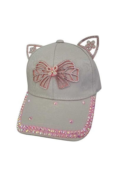 Aware Time Kitti 4-8 Years Old Baby Girl & Child Stone Summer Hat