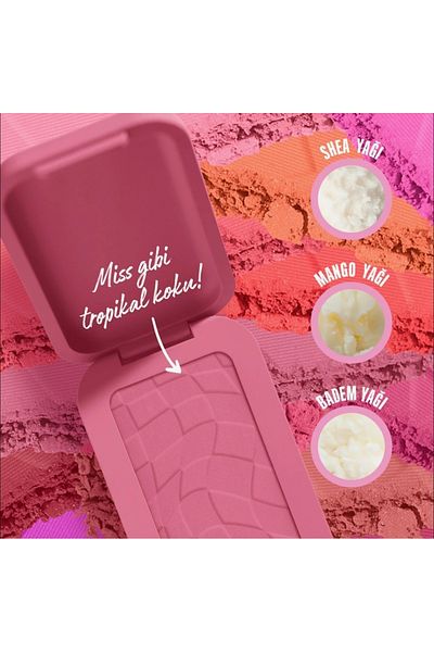 NYX Proessional Makeup Buttermelt Blush Creamy Pink Powder Blush -08 Getting Butta