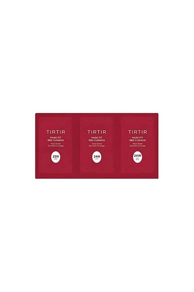 TIRTIR Tırtır Mask Fit Red Cushion Foundation 23N and 24N Latte Soft Beige Trial Kit Sachet