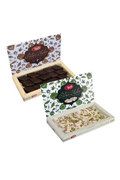 İpek Pişmaniye Saray Helvası A.Fıstıklı 250 gr + Çik. Kaplamalı 350 gr