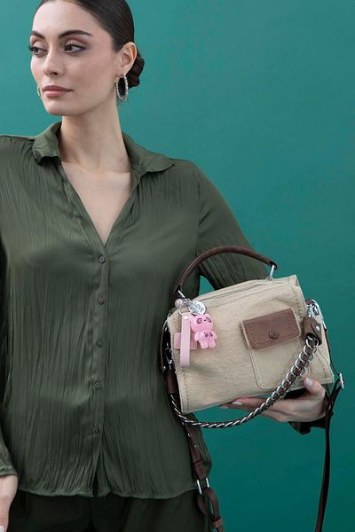 Matthew Cox Women's Crossbody Bag Matthewcox Byn2366 Beige