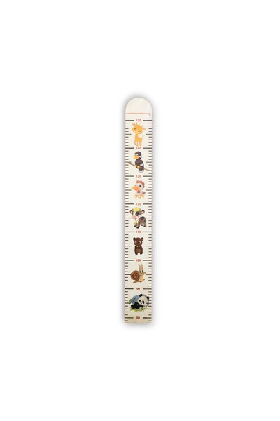 Laylay Toys Boy Cetveli Çocuk-kreş-anaokulu Ahşap Boy Cetveli