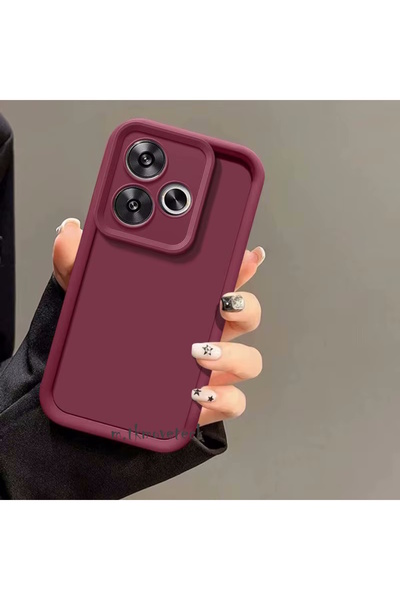 m.tk moveteck Case for Infinix Hot 30İ Soft Colorful Launch Silicone Camera Protected Protruding Thick Edges 3D Cofe