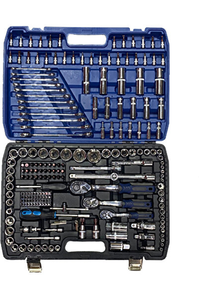 dorf 218 Parça Lokma Seti ve Anahtar Seti 1/2 - 3/8 - 1/4