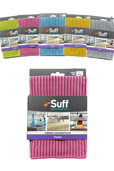 Suff Lilac Microfiber Kitchen-Drying Cloth (40X40Cm)