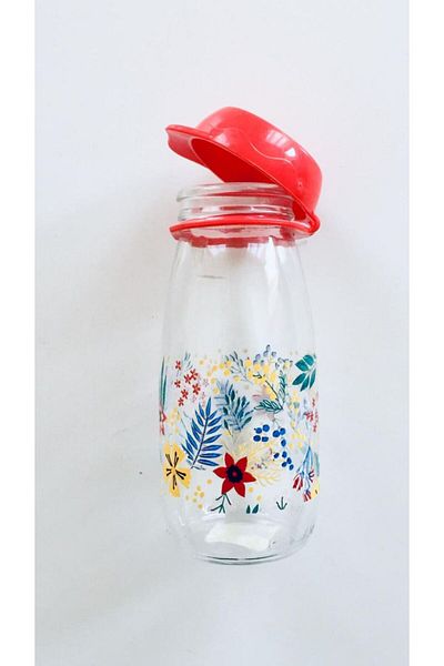 Sarina Cam 250 Cc Patterned Milk Bottle