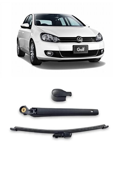 CMEPARTS Volkswagen Golf 6 Mk6 2008-2012 Arka Cam Silecek Kolu Ve Süpürgesi K...